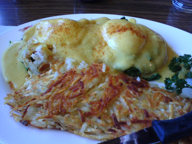 crabby benedict @ Heidi's