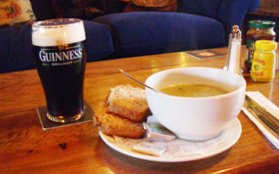 a proper pub lunch in Ireland