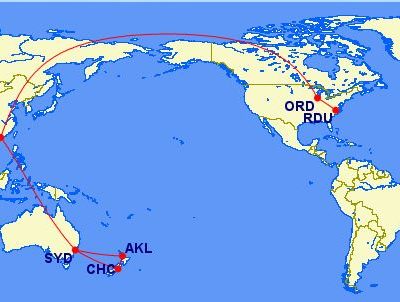 New Zealand: planning and flights