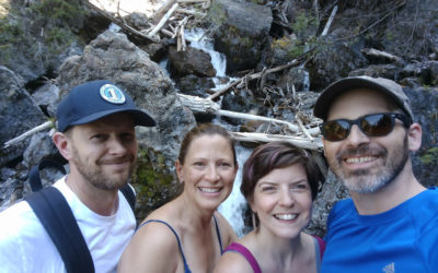 Canadian Rockies: Sundance Canyon hike + seeing old friends