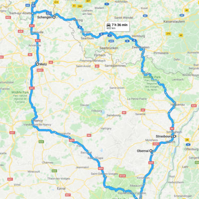 Euro summer trip 2018: overview, maps, and where we stayed