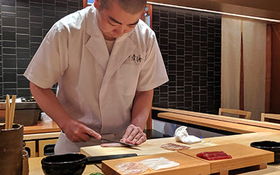 Japan: omakase dinner at Sushi Harumi