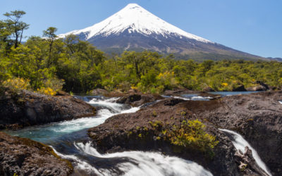 Patagonia: Petrohué Waterfalls + Osorno Volcano