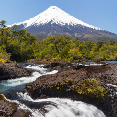 Patagonia: Petrohué Waterfalls + Osorno Volcano