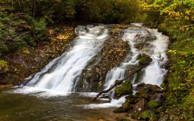 NC Mountains, October 2020: waterfalls near Bryson City