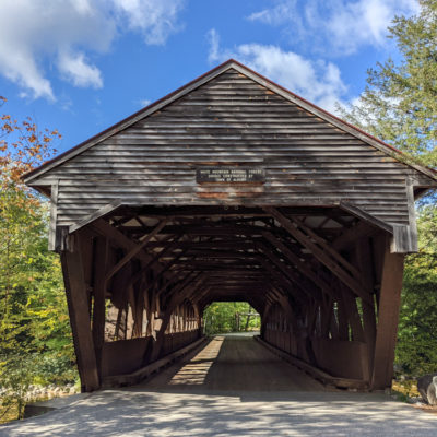 New England, October 2021: covered bridges